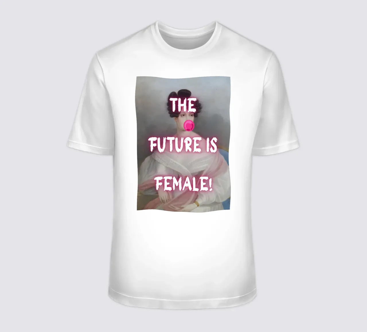 "Il futuro è femmina!" - Pop Art, Remix classico, femminista, audace t-shirt da NorwesClub