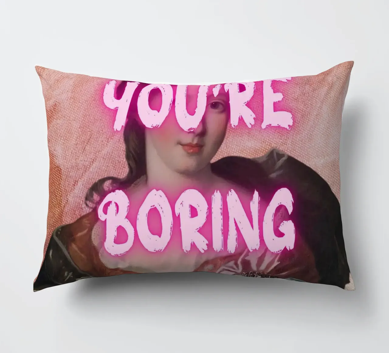 "Cara, mi stai annoiando" - Pop Art, Remix classico, Sarcas cuscino da NorwesClub