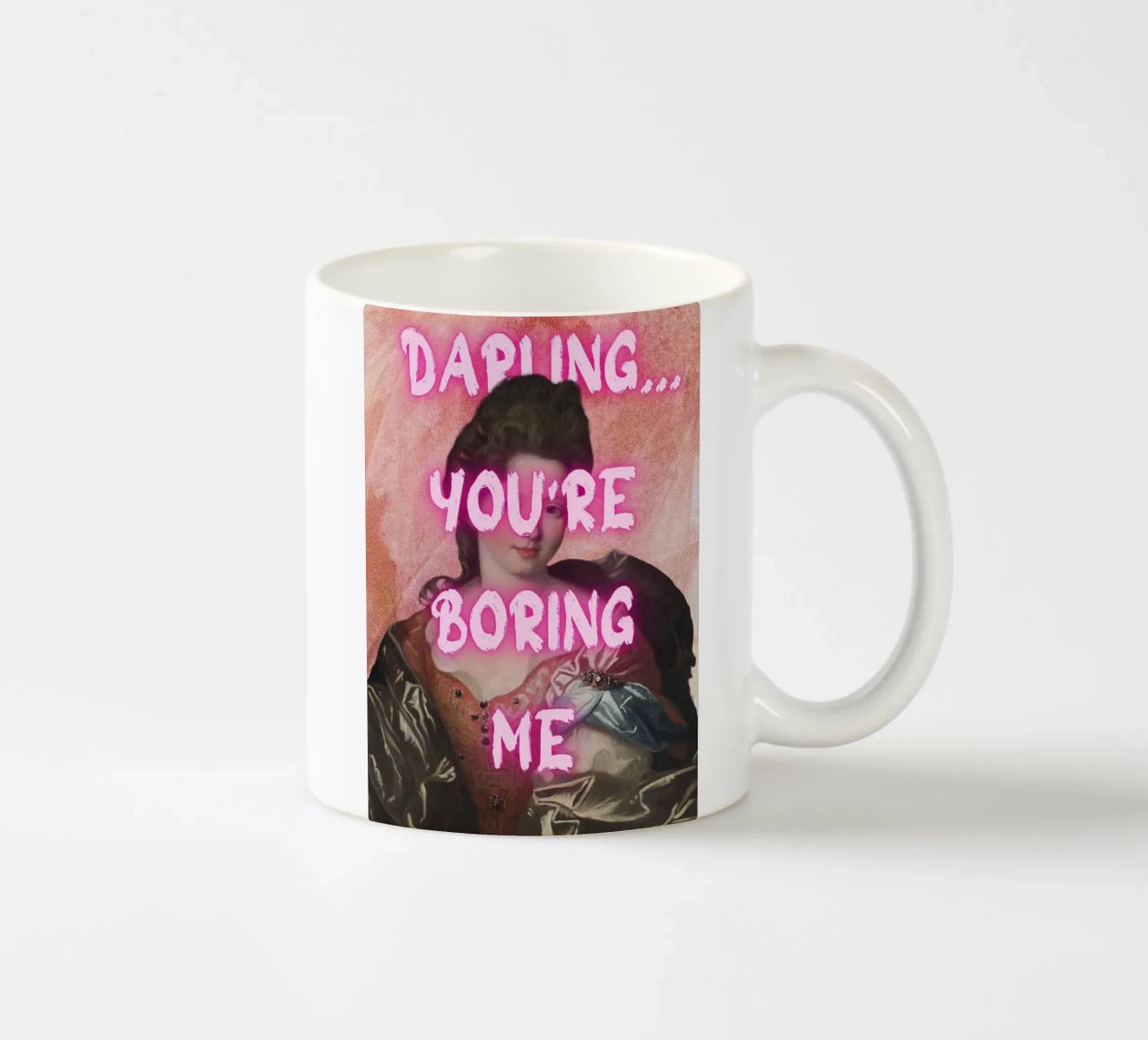 "Cara, mi stai annoiando" - Pop Art, Remix classico, Sarcas tazza in ceramica da NorwesClub