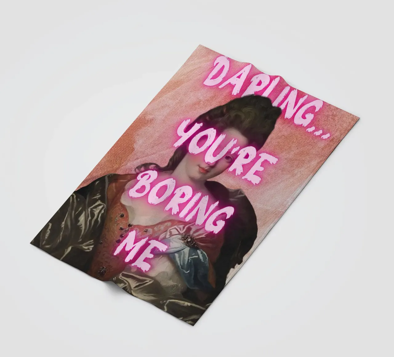 "Cara, mi stai annoiando" - Pop Art, Remix classico, Sarcas coperta in pile da NorwesClub
