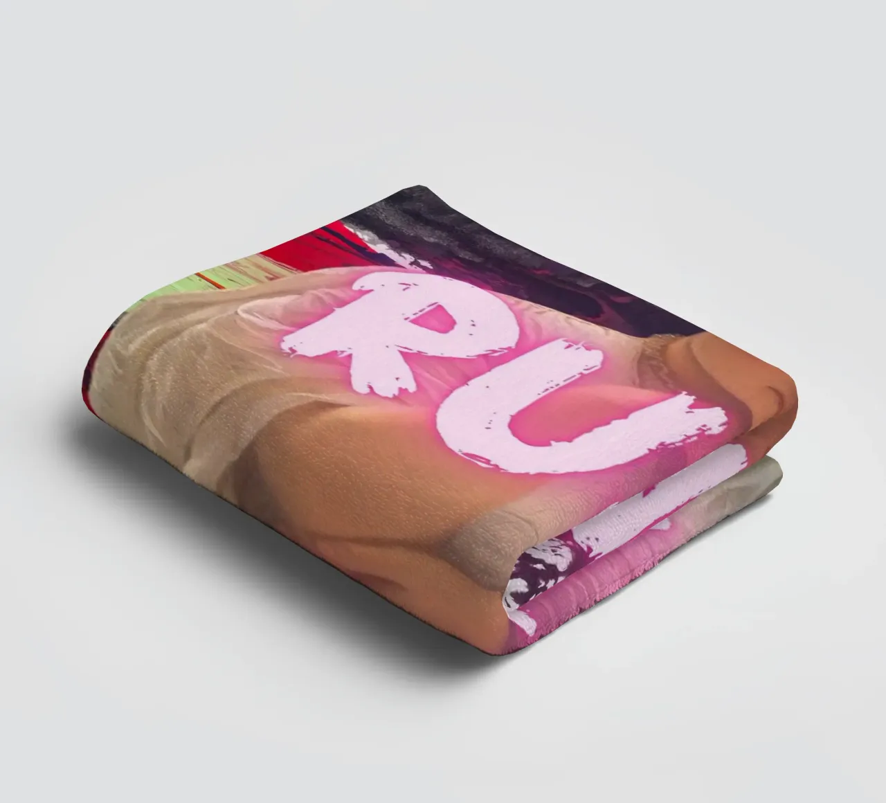"Don't Rush Me" - Pop Art, Remix classico, Astratto, Pink Aes asciugamano da bagno da NorwesClub