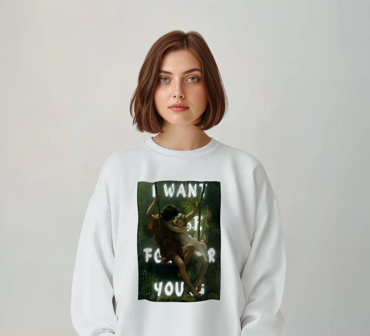 "Lo voglio per te" - Pop Art romantico, Remix classico, Ether felpa da NorwesClub