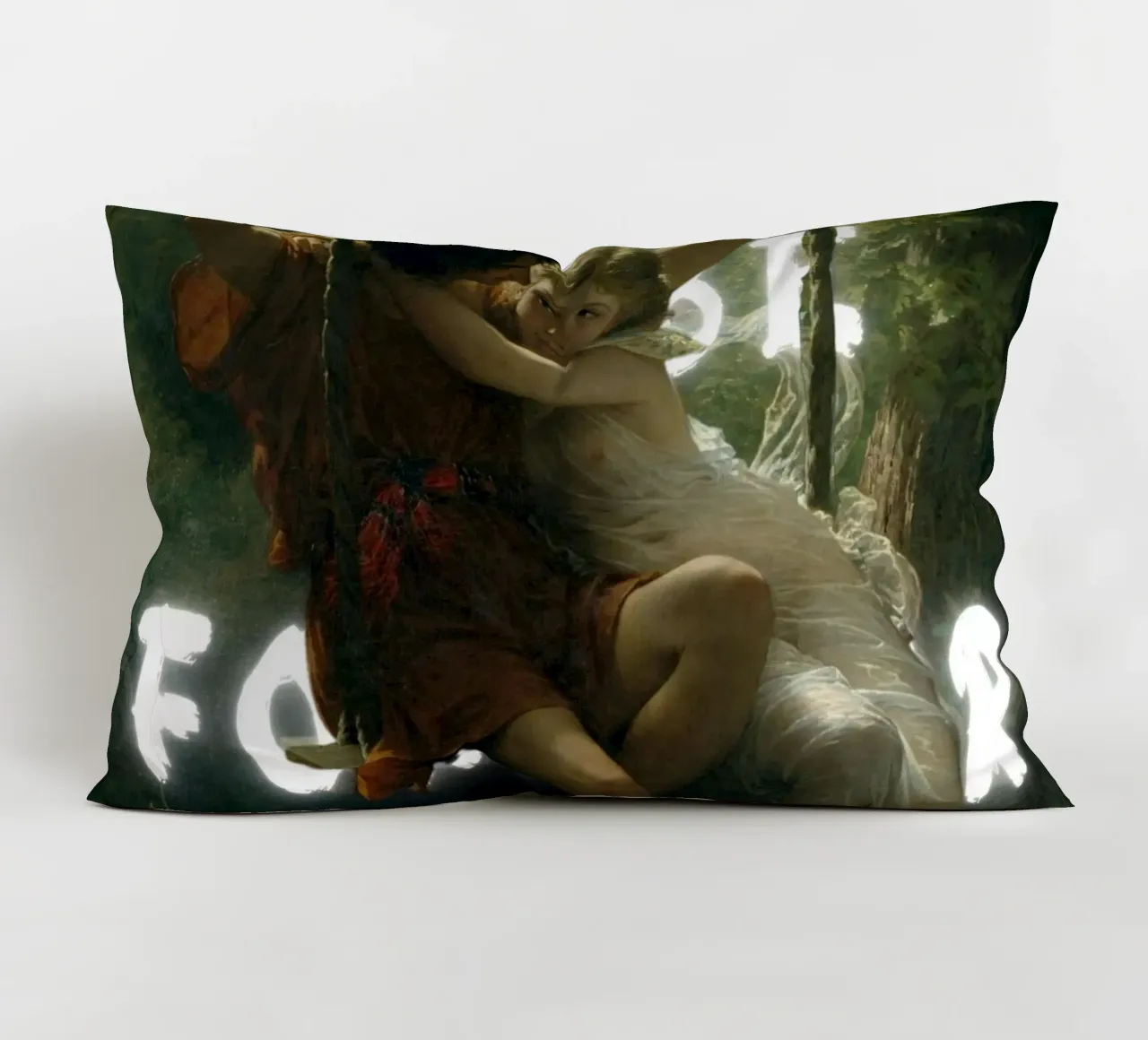 "Lo voglio per te" - Pop Art romantico, Remix classico, Ether cuscino da NorwesClub