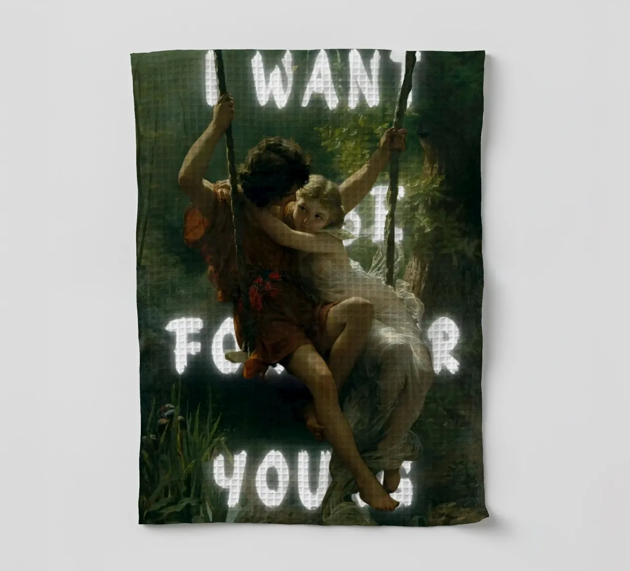"Lo voglio per te" - Pop Art romantico, Remix classico, Ether canovaccio da cucina da NorwesClub