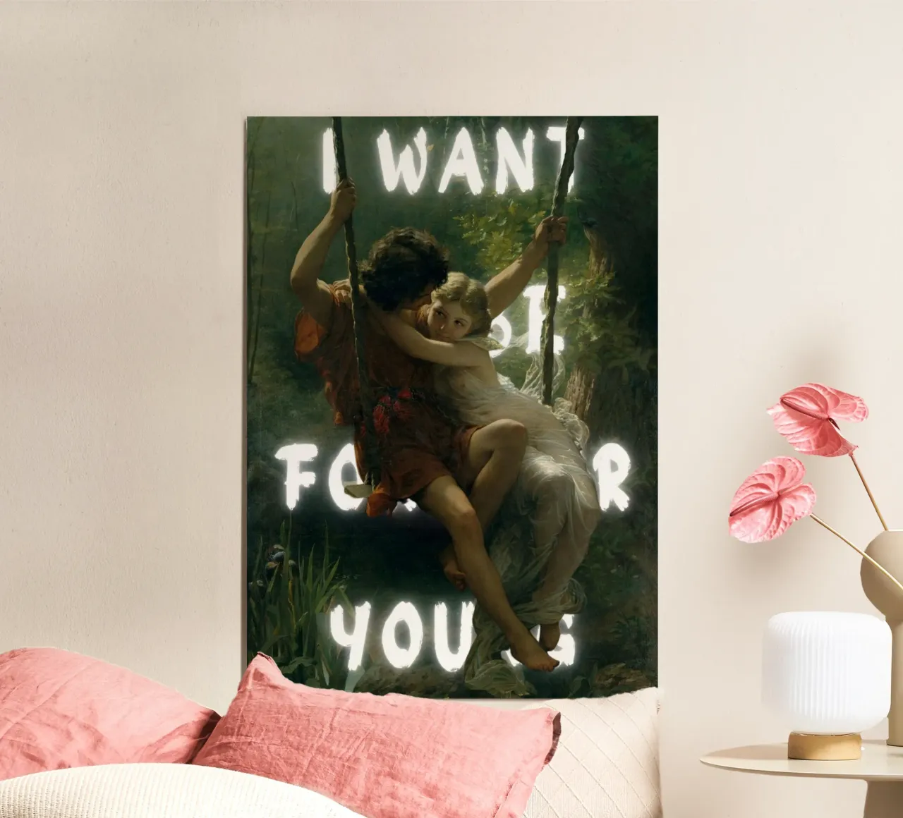 "Lo voglio per te" - Pop Art romantico, Remix classico, Ether carta hahnemühle da NorwesClub