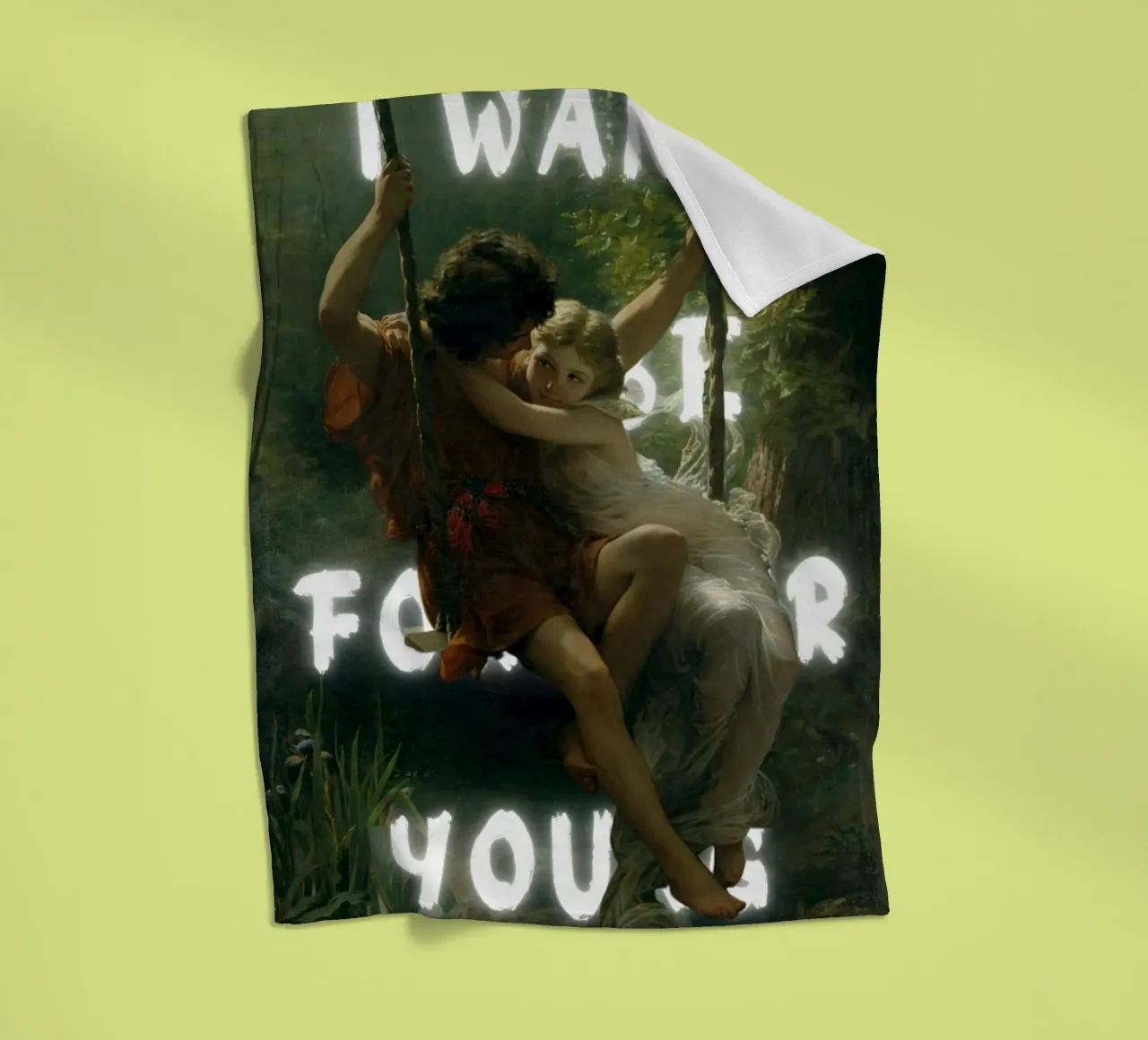 "Lo voglio per te" - Pop Art romantico, Remix classico, Ether coperta in pile da NorwesClub