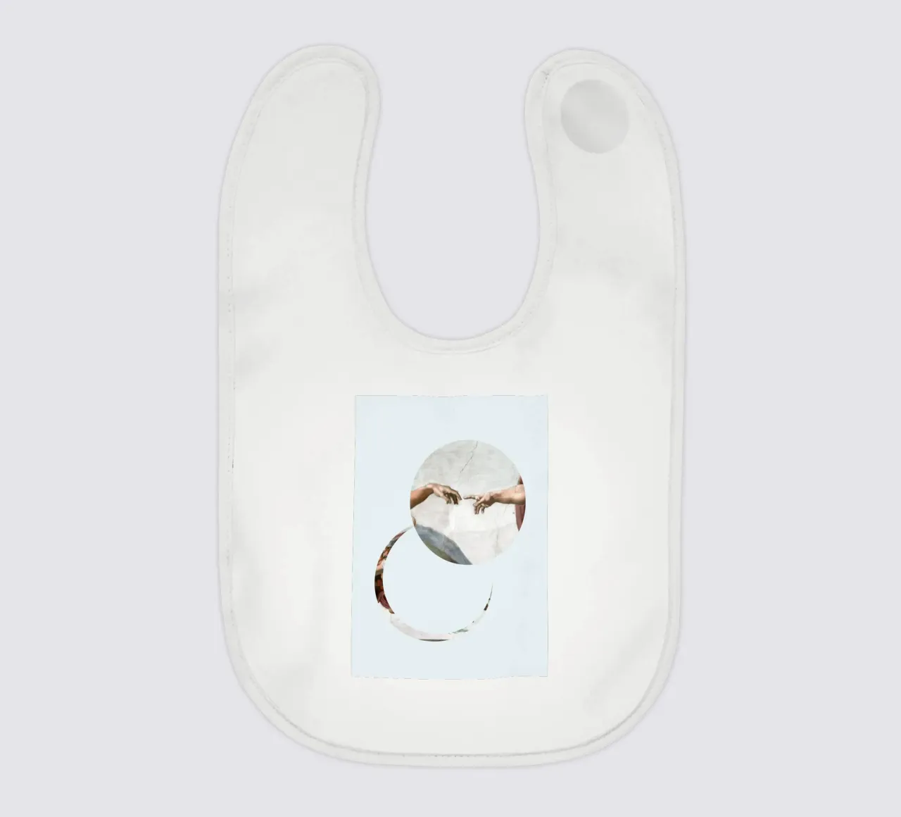 "Création" - Michelangelo Remix, Minimaliste, Renaissance, Di bavoir de NorwesClub