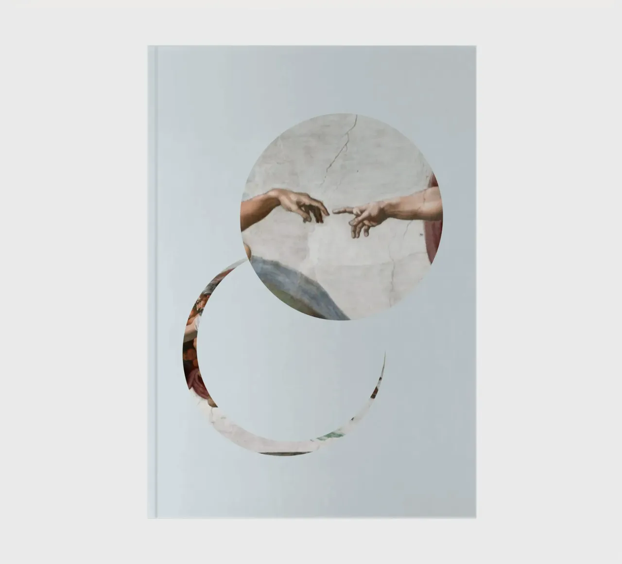 "Creation" - Michelangelo Remix, Minimalist, Renaissance, Di notebook by NorwesClub