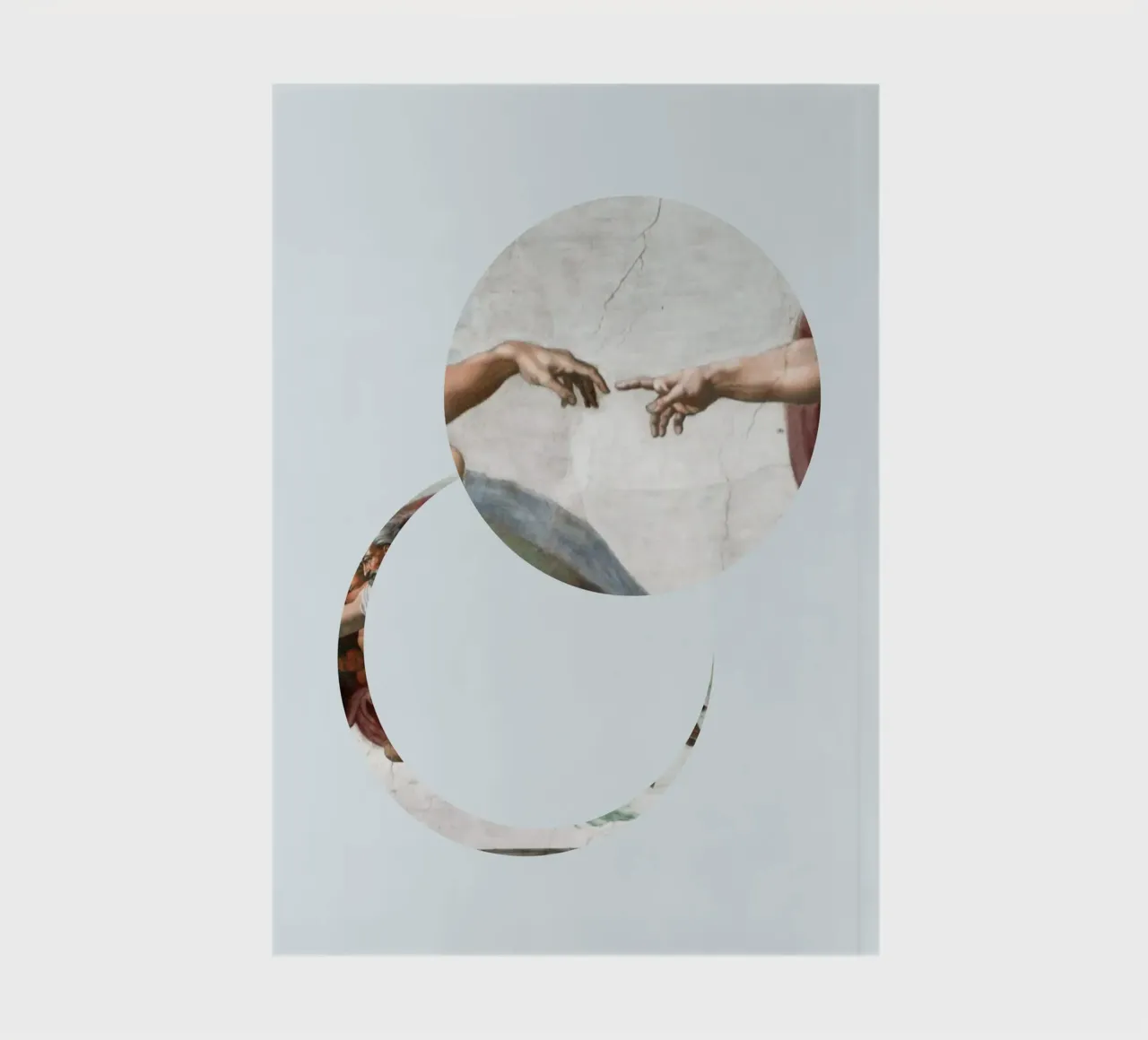 "Creation" - Michelangelo Remix, Minimalist, Renaissance, Di notebook by NorwesClub