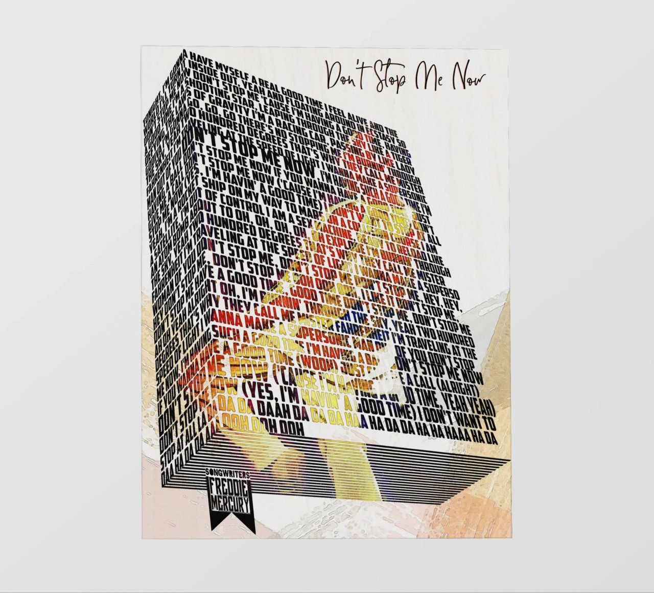 Don't Stop Me Now (Libro dei testi) pellicola backlit da Gunawan Rb