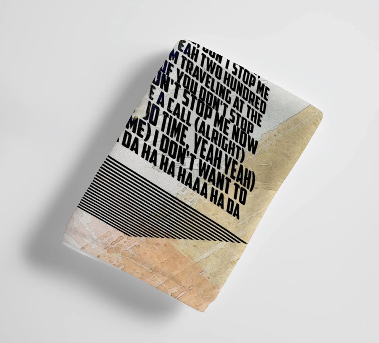 Don't Stop Me Now (Libro dei testi) asciugamano da bagno da Gunawan Rb