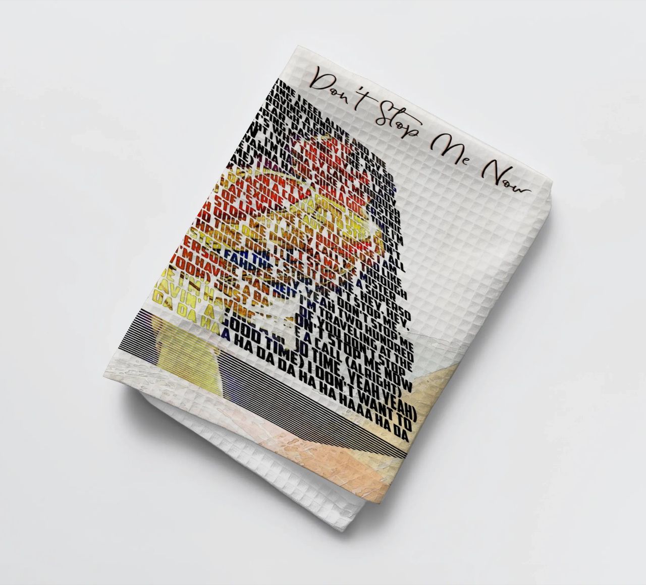 Don't Stop Me Now (Libro dei testi) canovaccio da cucina da Gunawan Rb