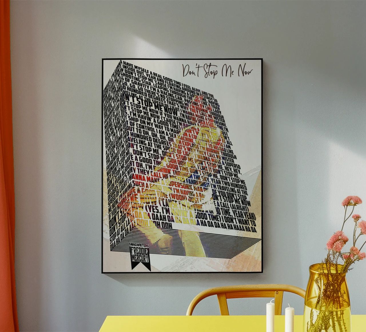 Don't Stop Me Now (Libro dei testi) plexiglass da Gunawan Rb