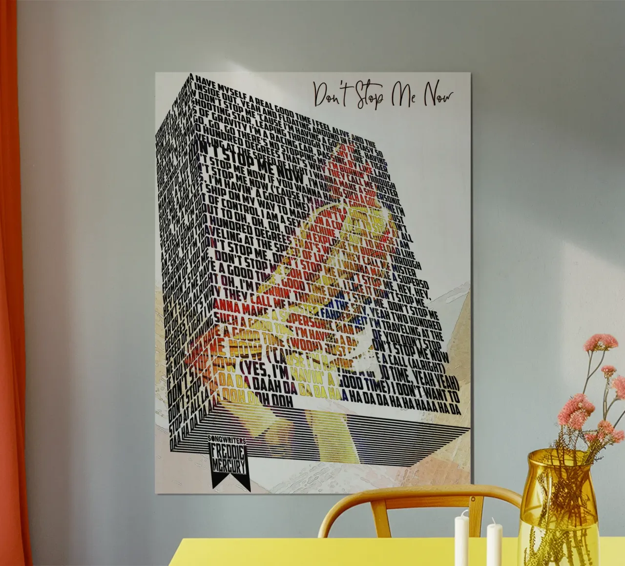 Don't Stop Me Now (Libro dei testi) poster da Gunawan Rb