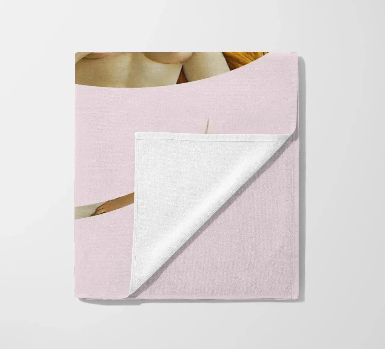 "Venus Reborn" - Botticelli Remix, Minimalista, Dea, Rosa telo mare da NorwesClub