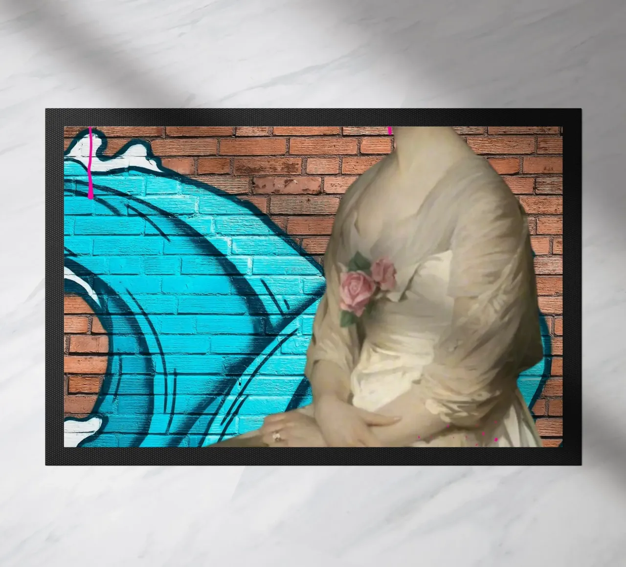 "Modern Muse" - Arte di strada, remix classico, vibrante, tagliente zerbino da NorwesClub