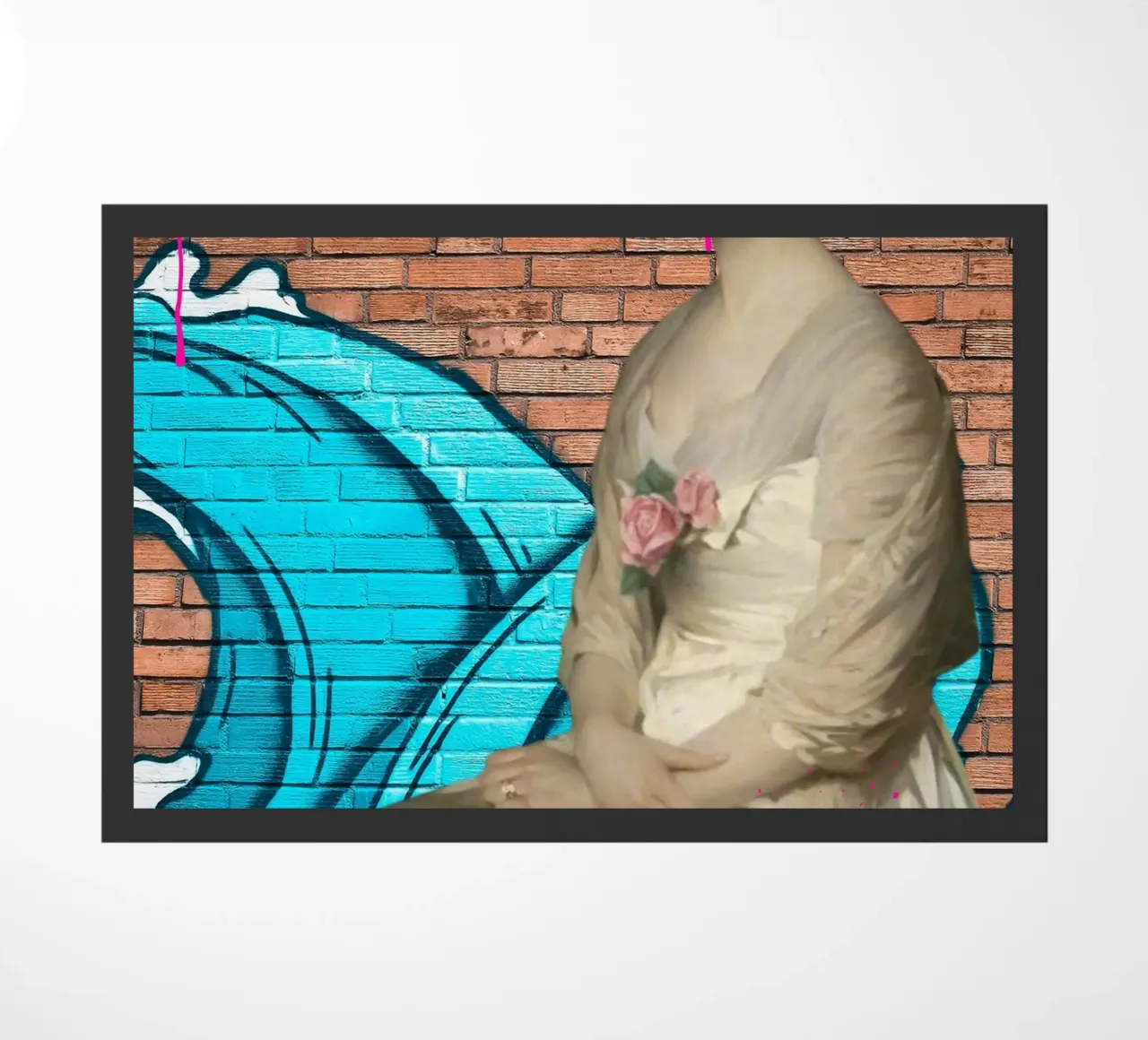 "Modern Muse" - Arte di strada, remix classico, vibrante, tagliente zerbino da NorwesClub