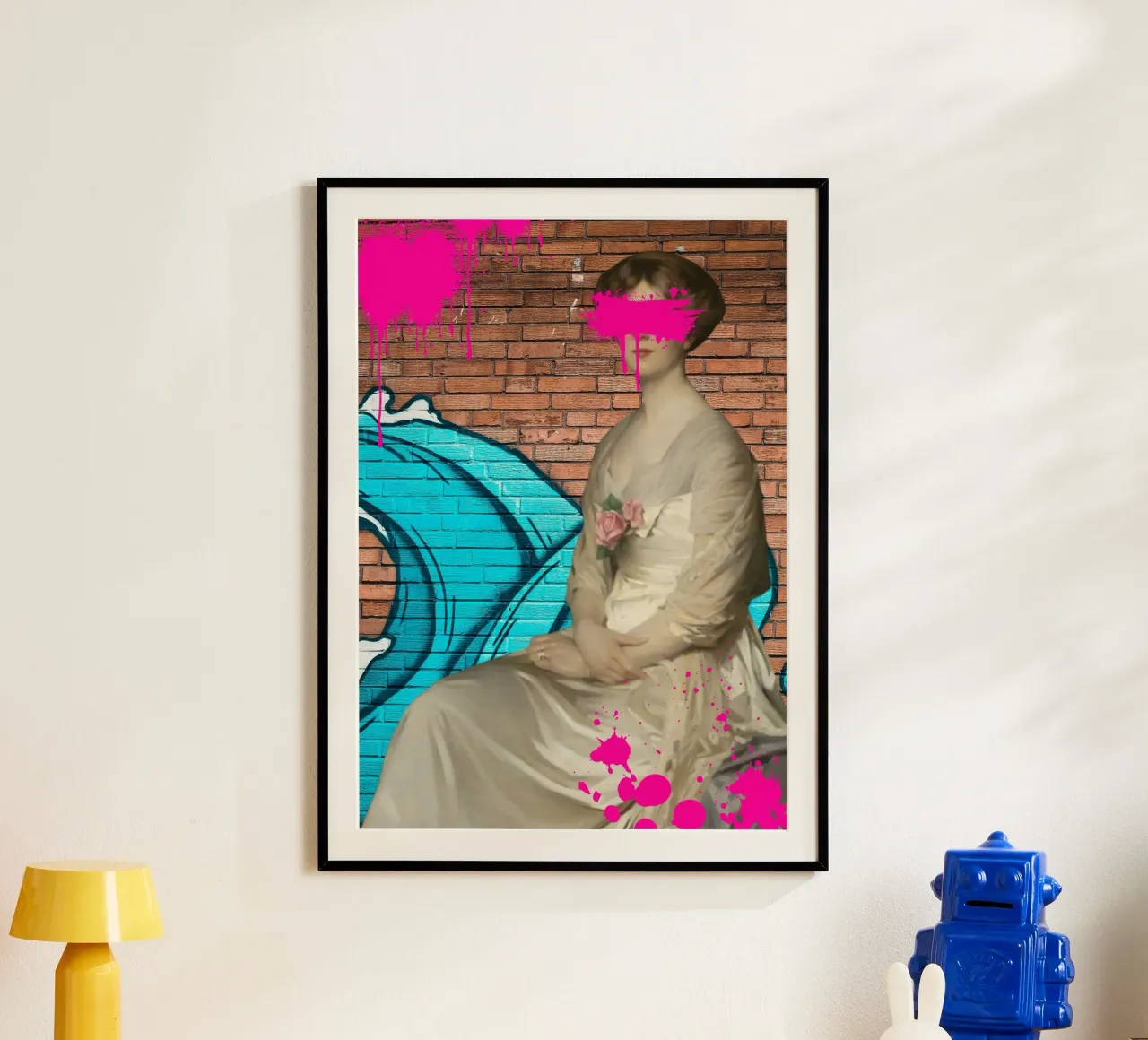 "Modern Muse" - Arte di strada, remix classico, vibrante, tagliente carta hahnemühle da NorwesClub