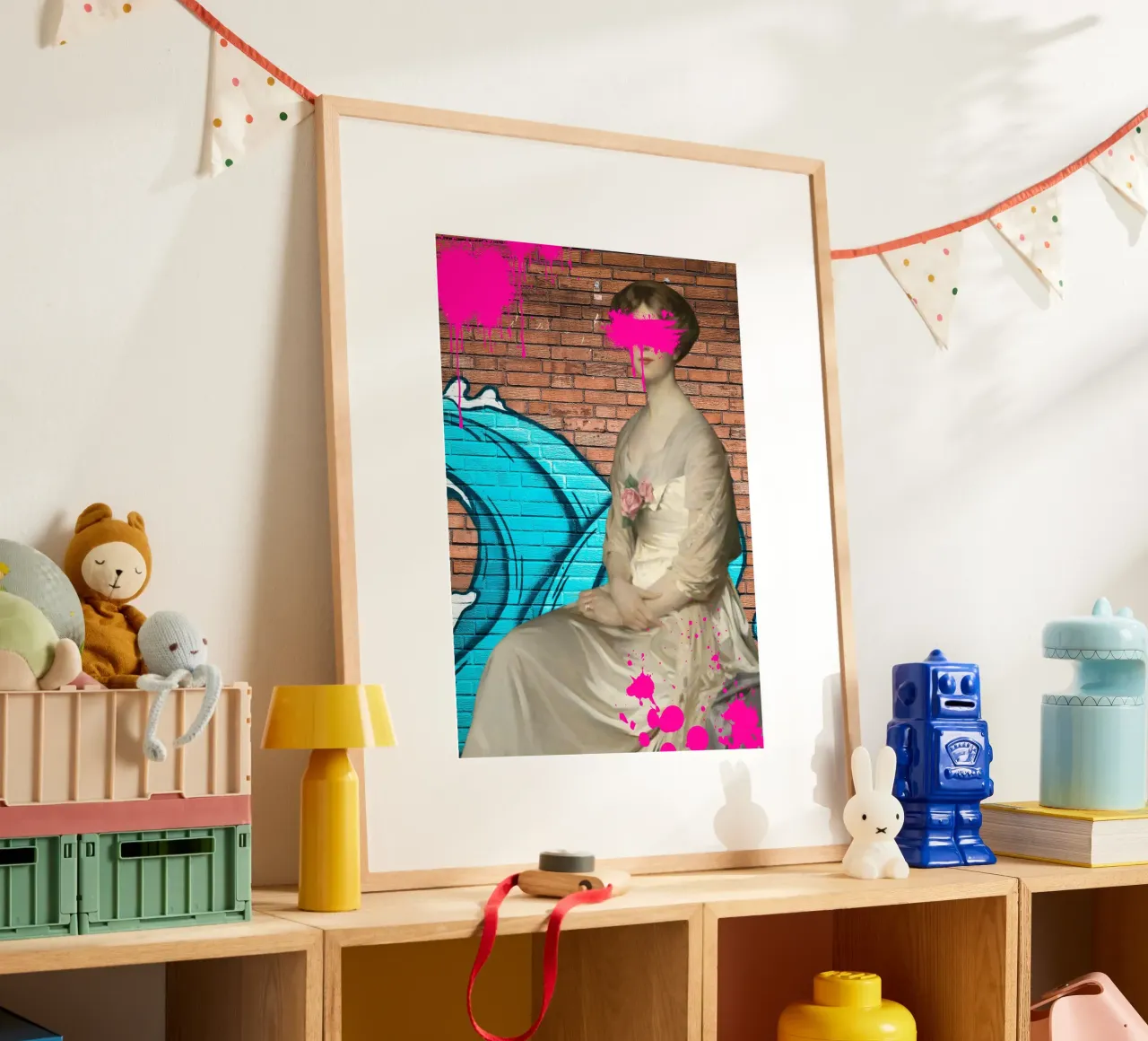"Modern Muse" - Arte di strada, remix classico, vibrante, tagliente carta hahnemühle da NorwesClub