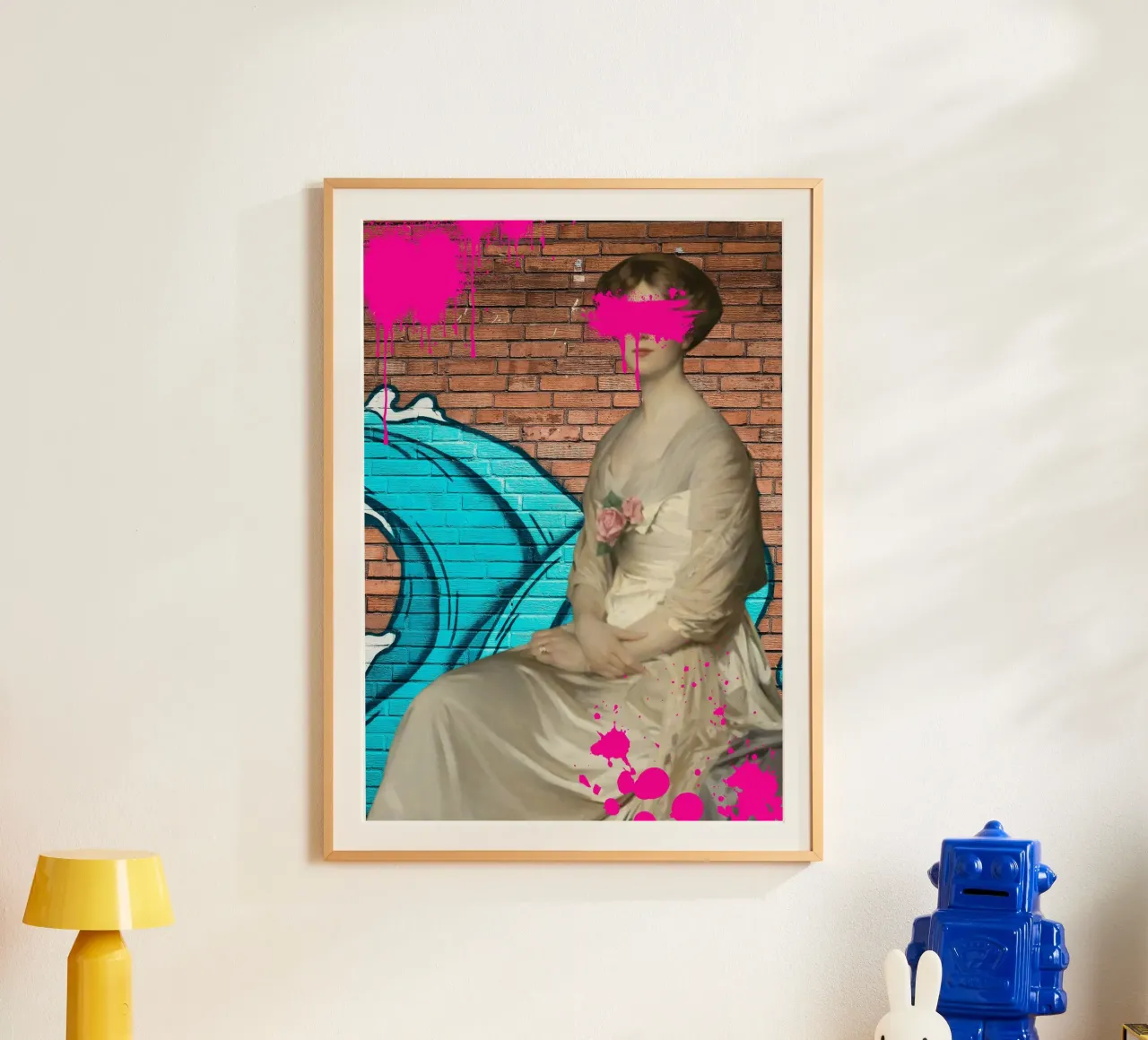 "Modern Muse" - Arte di strada, remix classico, vibrante, tagliente carta hahnemühle da NorwesClub