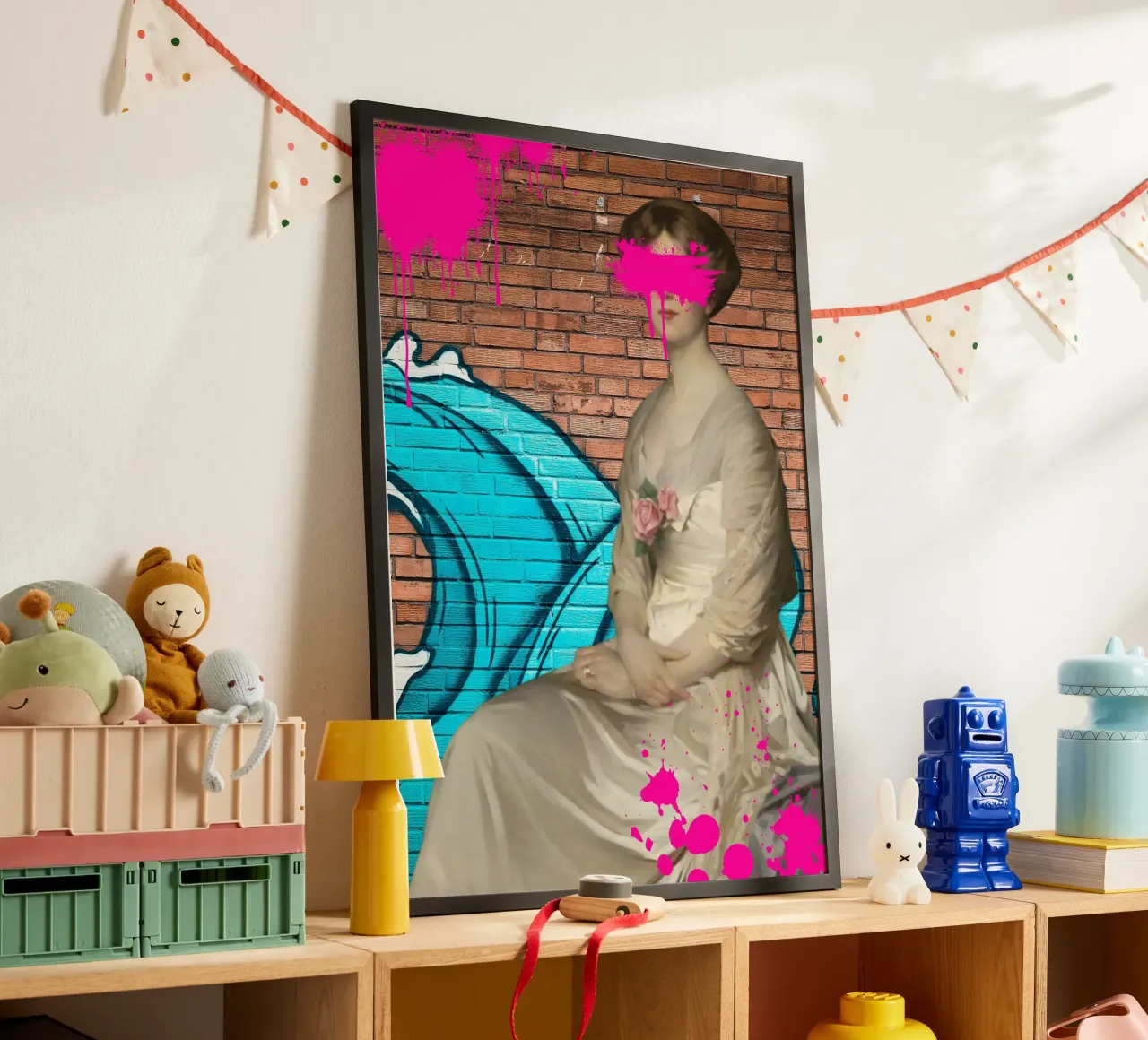 "Modern Muse" - Arte di strada, remix classico, vibrante, tagliente carta hahnemühle da NorwesClub