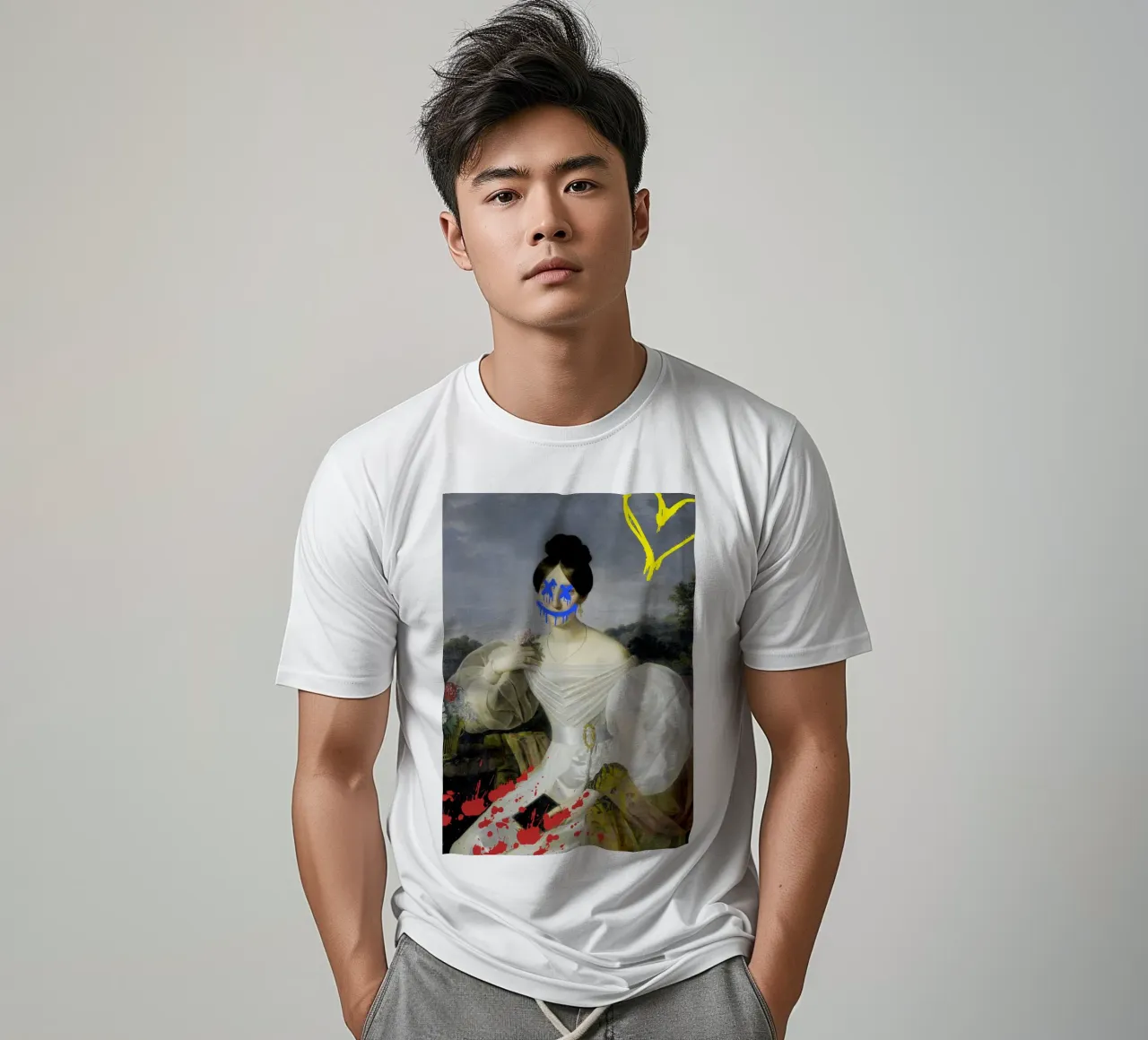 "Melted Heart" - Arte di strada, Remix classico, Emozionale, Graff t-shirt da NorwesClub
