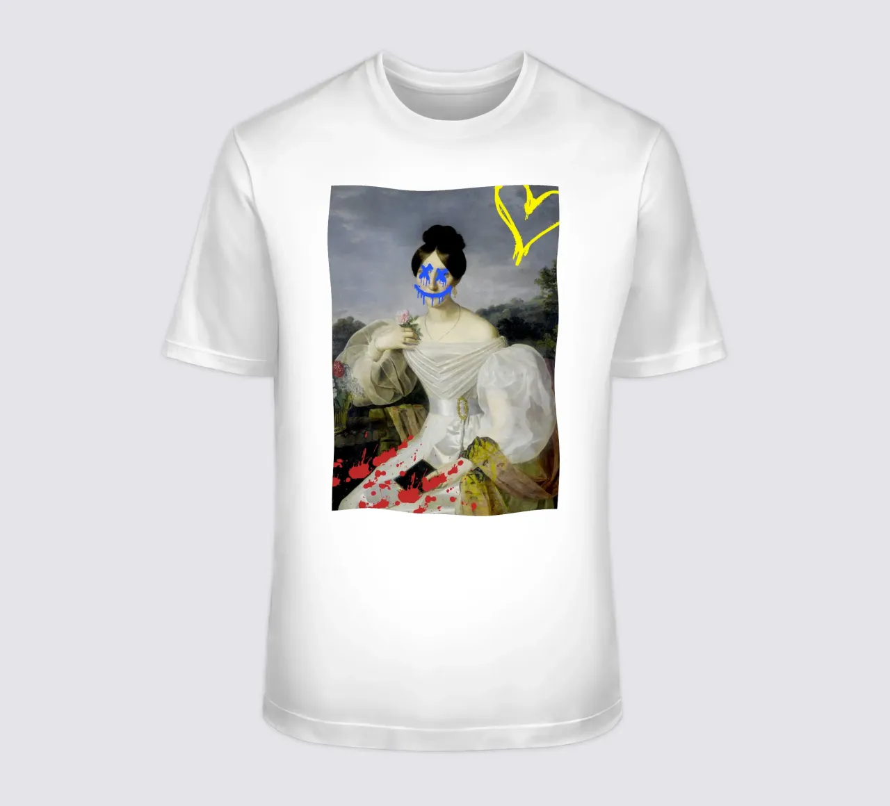 "Melted Heart" - Arte di strada, Remix classico, Emozionale, Graff t-shirt da NorwesClub