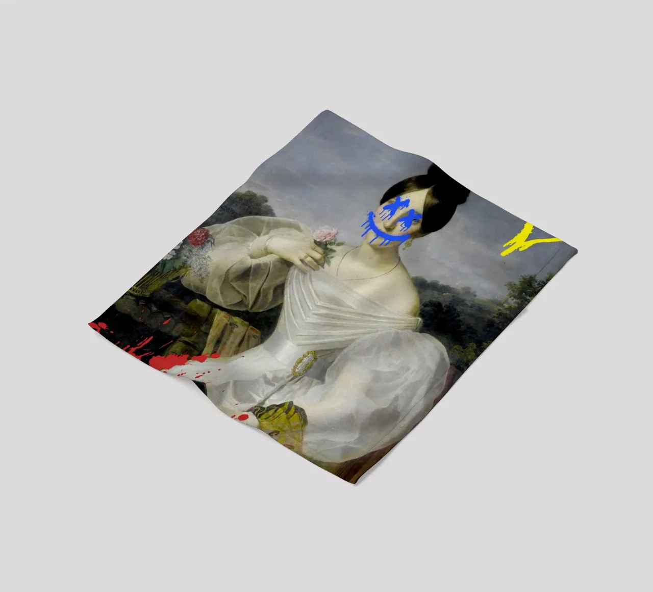 "Melted Heart" - Arte di strada, Remix classico, Emozionale, Graff coperta in pile da NorwesClub