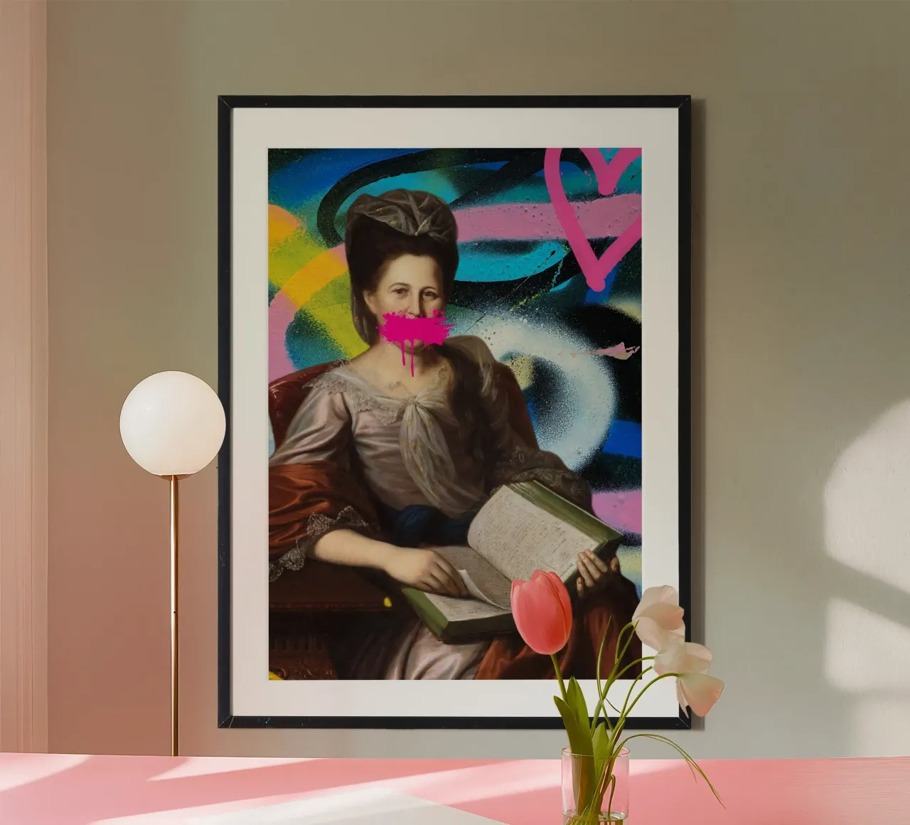 "Muted Wisdom" - Street Art, Classic Remix, Vibrant, Bold hahnemühle by NorwesClub