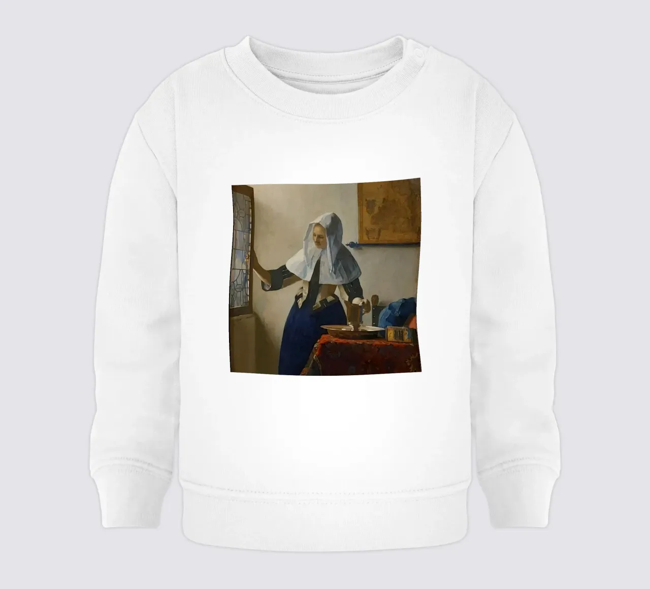 vermeer - la lattaia felpa neonato da The Dinda