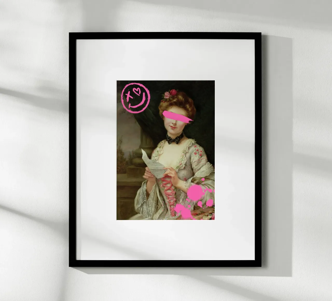 "Hidden Smile" - Klassischer Remix, Straßenkunst, rosa Ästhetik, Poster von NorwesClub