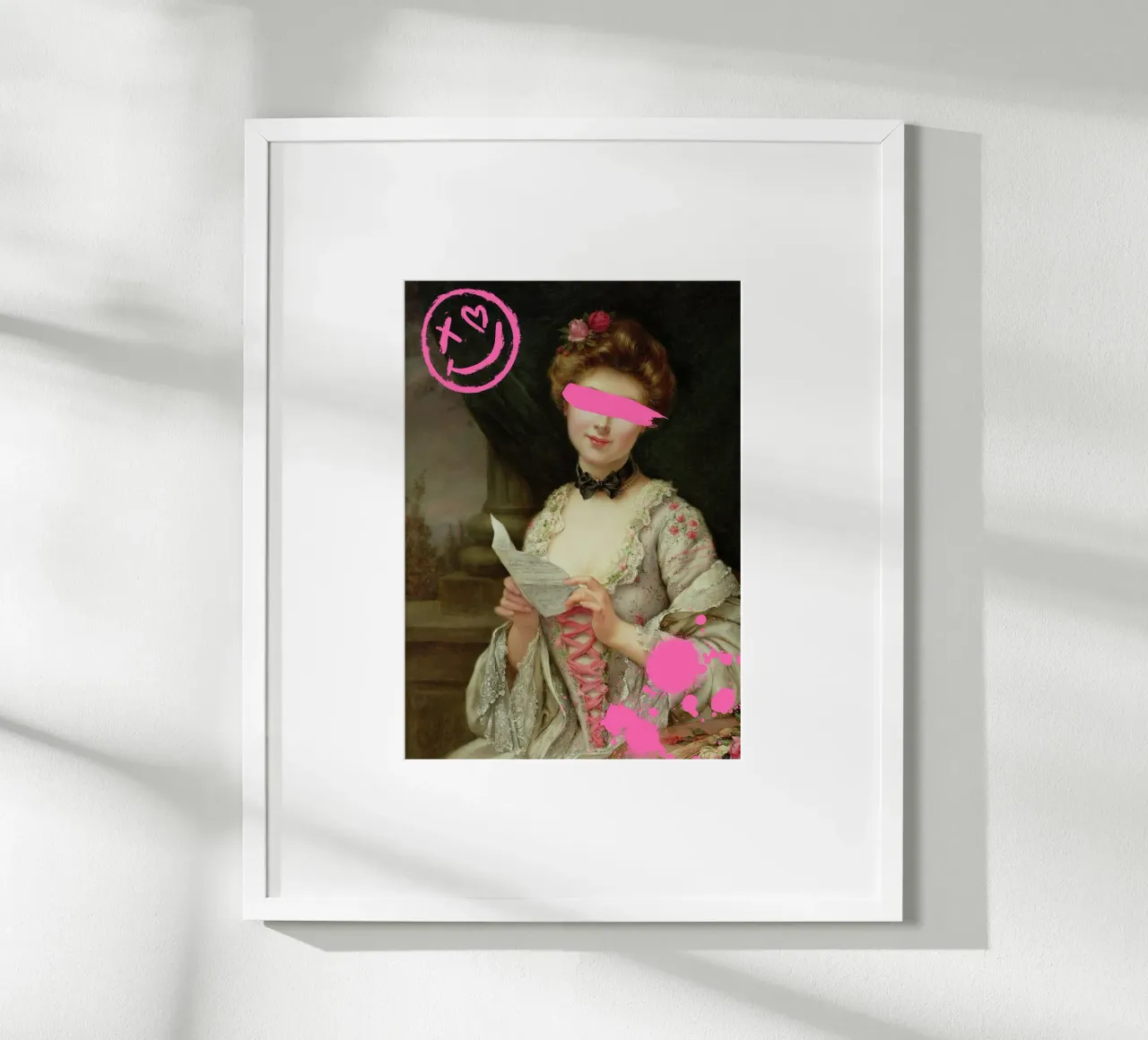 "Hidden Smile" - Klassischer Remix, Straßenkunst, rosa Ästhetik, Poster von NorwesClub