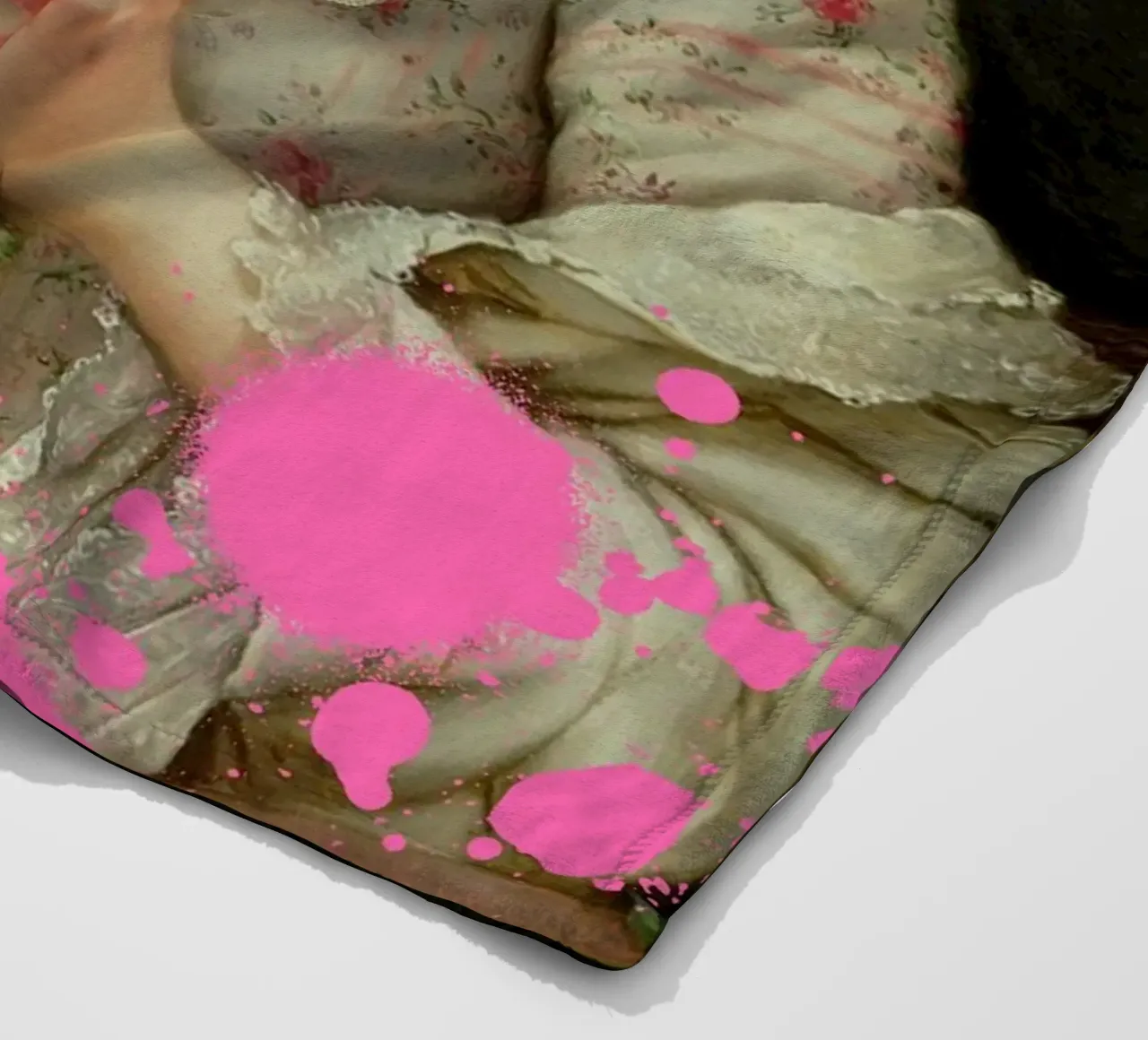 "Hidden Smile" - Classic Remix, Street Art, Pink Aesthetic, plaid polaire de NorwesClub