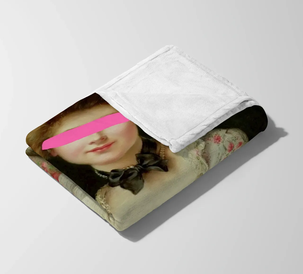 "Hidden Smile" - Classic Remix, Street Art, Pink Aesthetic, plaid polaire de NorwesClub