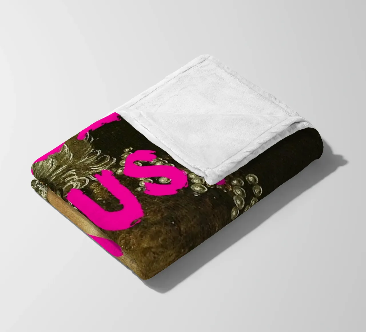"Taisez Vous!" - Pop Art, Remix classico, Umoristico, Francese Ch coperta in pile da NorwesClub