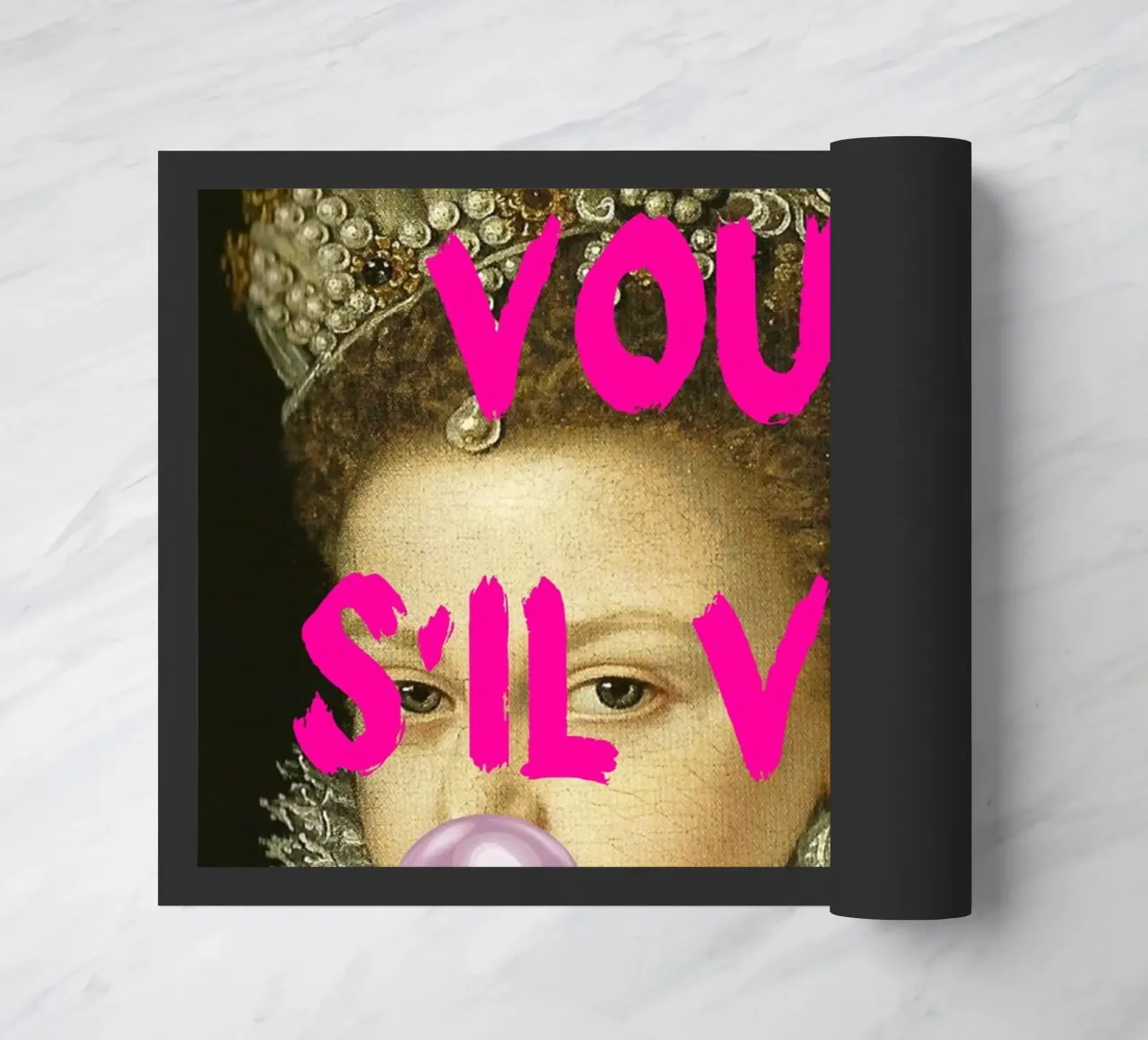 "Taisez Vous!" - Pop Art, Remix classico, Umoristico, Francese Ch zerbino da NorwesClub