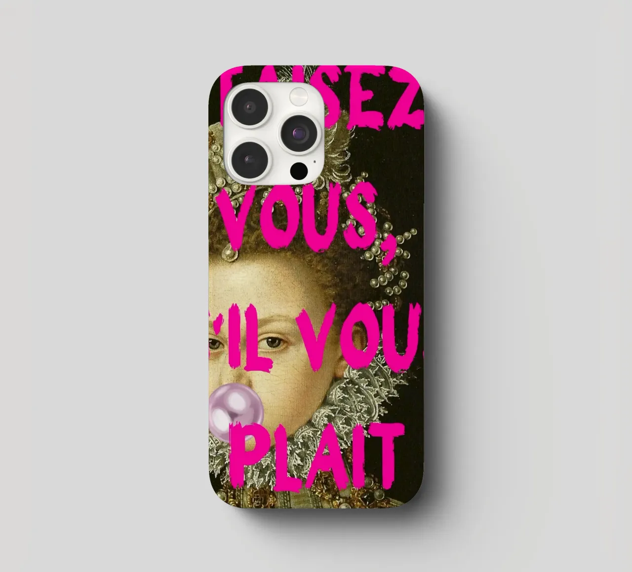 "Taisez Vous!" - Pop Art, Remix classico, Umoristico, Francese Ch cover iphone da NorwesClub