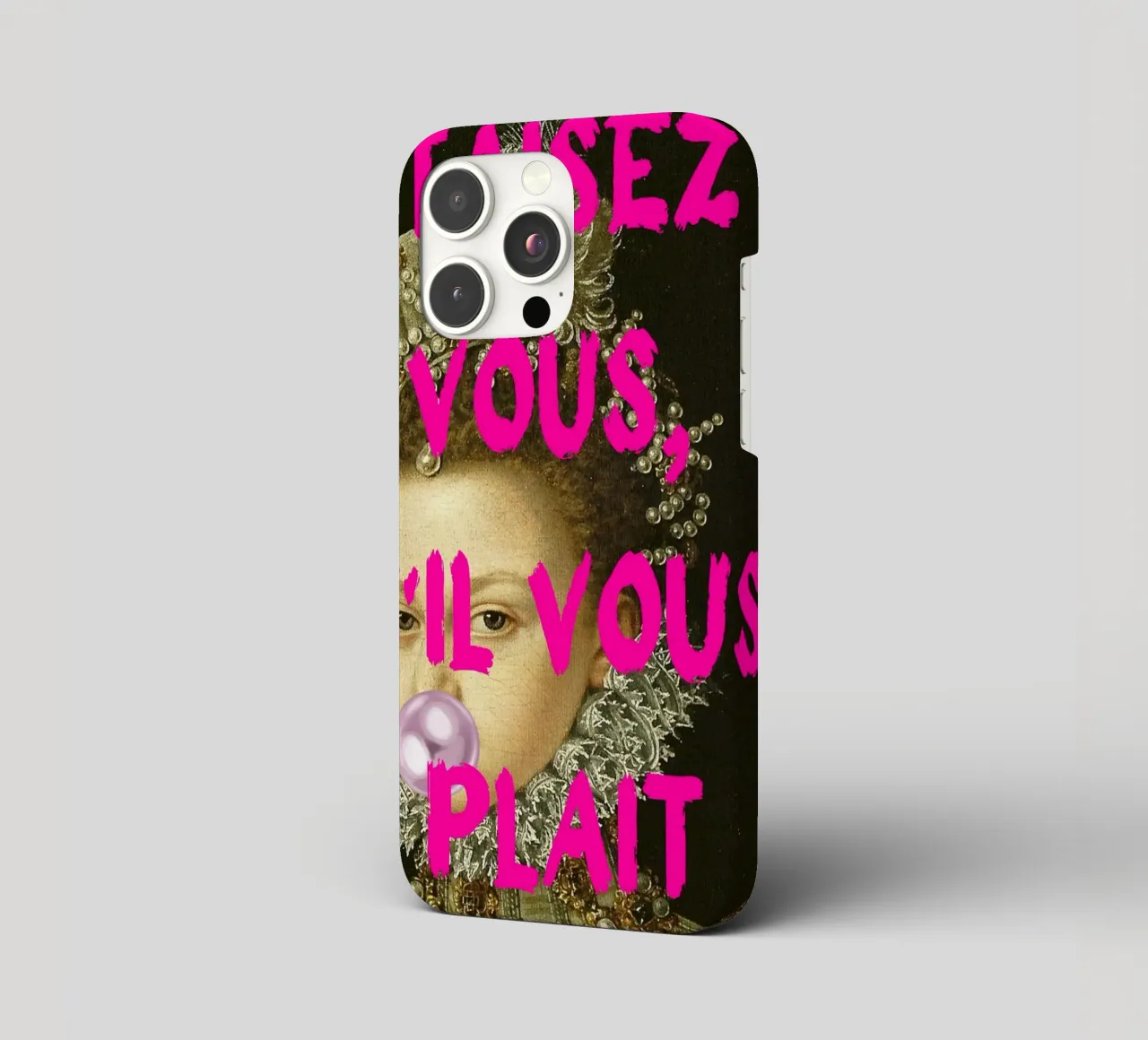 "Taisez Vous!" - Pop Art, Remix classico, Umoristico, Francese Ch cover iphone da NorwesClub