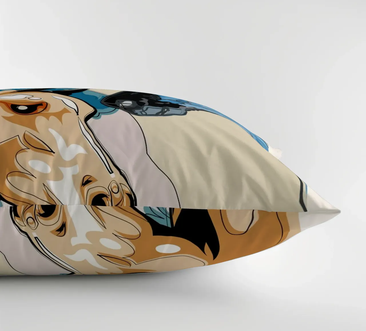 Horses decorative cushion by Nadjaa