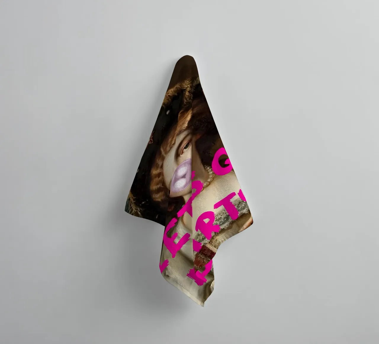 "Let's Go Party" - Pop Art, Classic Remix, Festive, Bubblegu asciugamano da bagno da NorwesClub