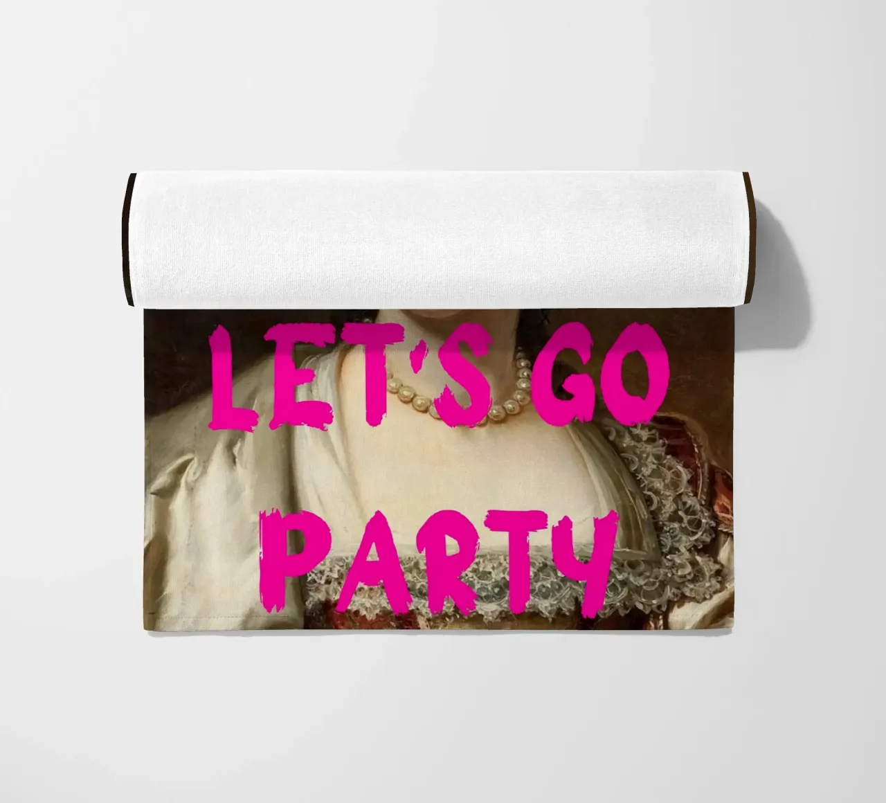 "Let's Go Party" - Pop Art, Classic Remix, Festive, Bubblegu telo mare da NorwesClub