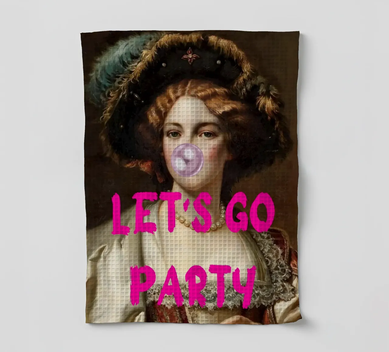 "Let's Go Party" - Pop Art, Classic Remix, Festive, Bubblegu canovaccio da cucina da NorwesClub