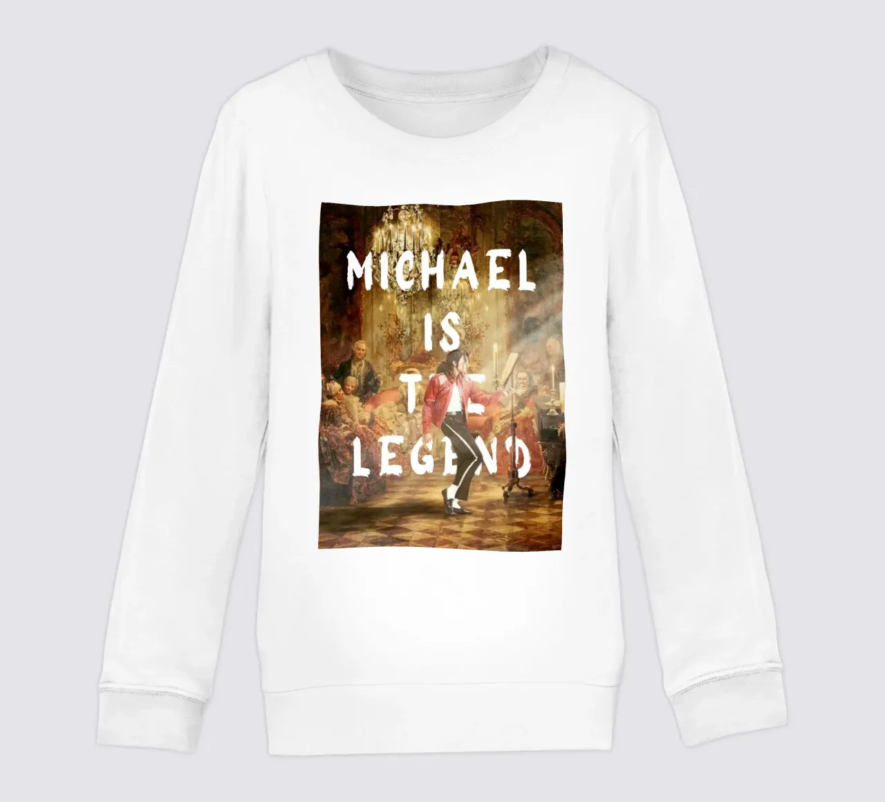 "Michael è la leggenda" - Arte pop, remix classico, icona della musica felpa bambino da NorwesClub