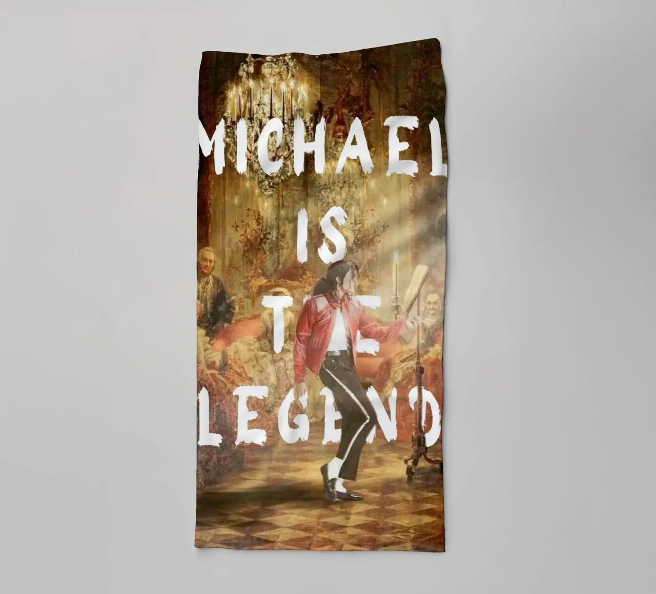 "Michael Is The Legend" - Pop Art, Classic Remix, Music Icon towel by NorwesClub