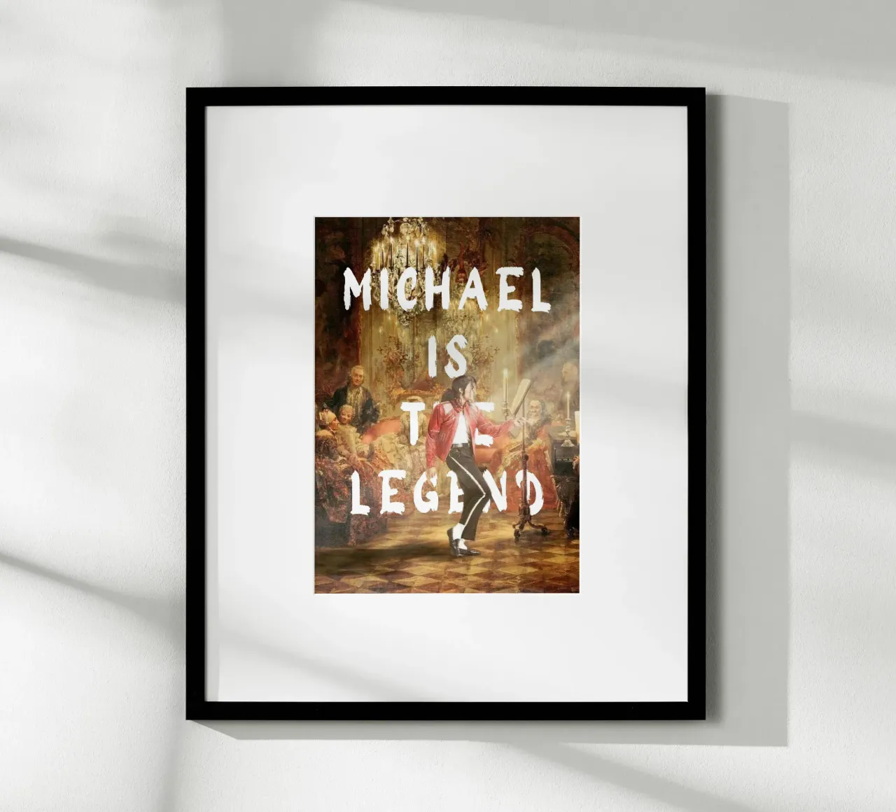 "Michael è la leggenda" - Arte pop, remix classico, icona della musica carta hahnemühle da NorwesClub