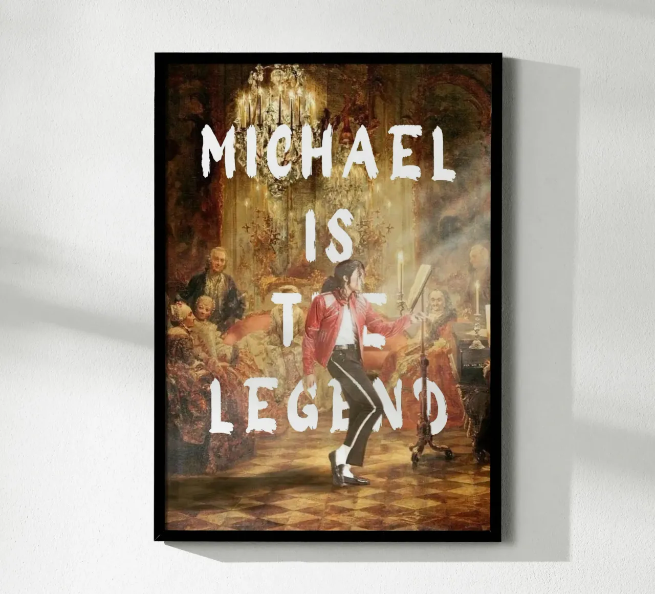 "Michael è la leggenda" - Arte pop, remix classico, icona della musica carta hahnemühle da NorwesClub