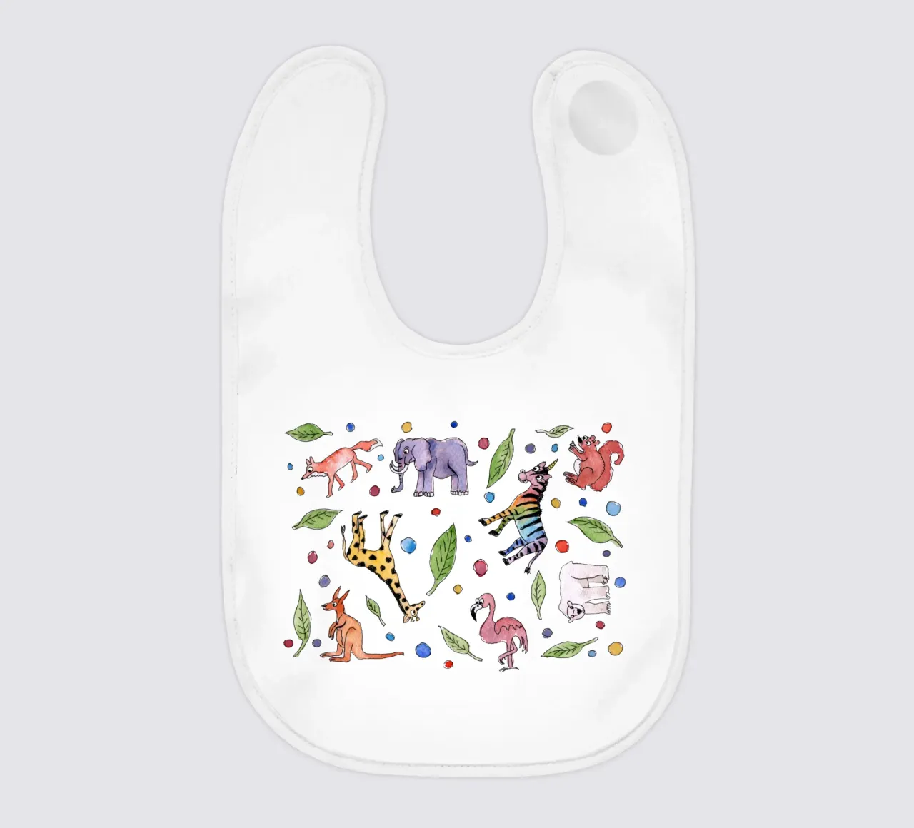 Zoo Animals bavaglino da KP Design