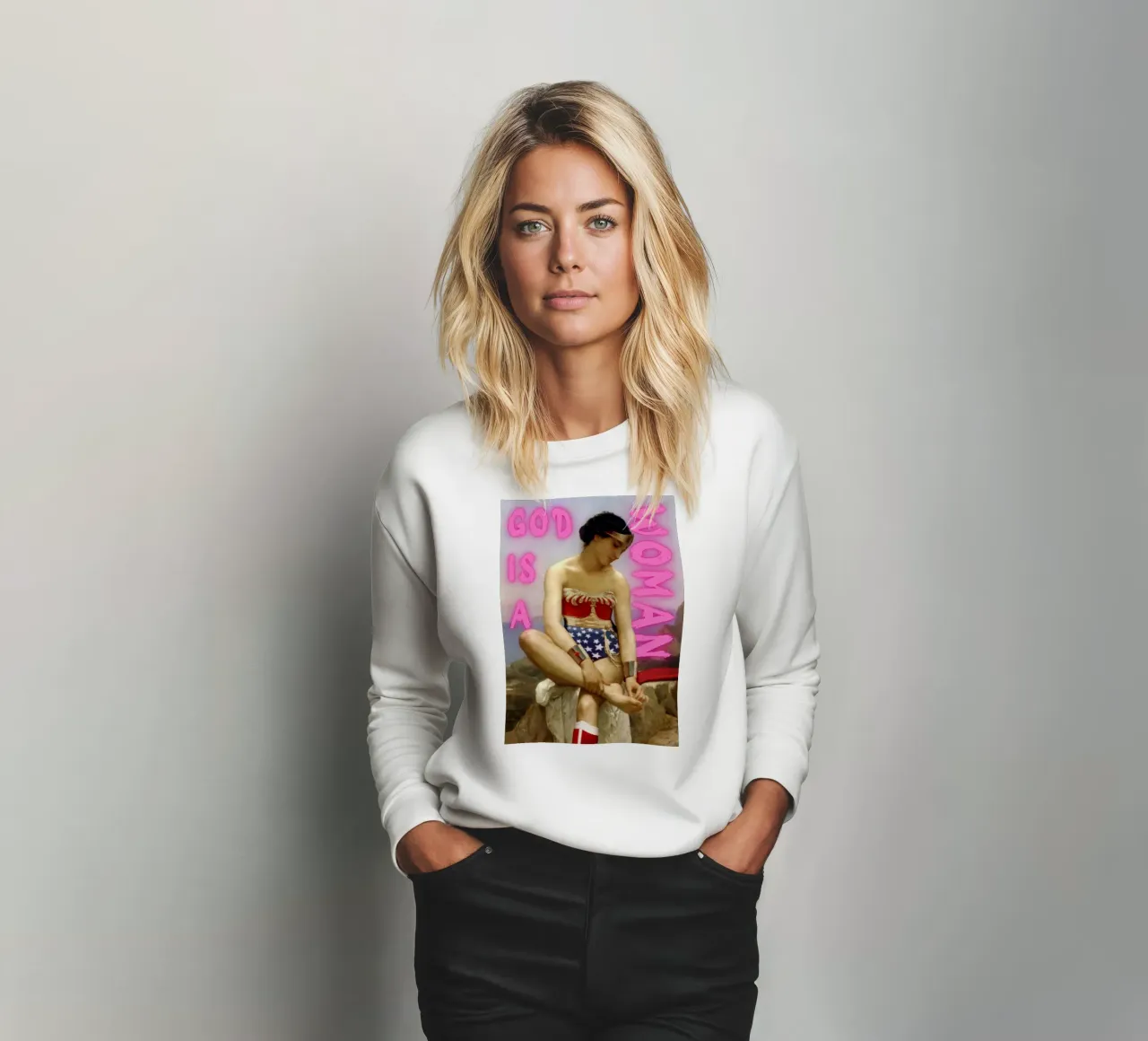 "God Is A Woman" - Pop Art, Remix classico, Empowerment, Femi felpa da NorwesClub