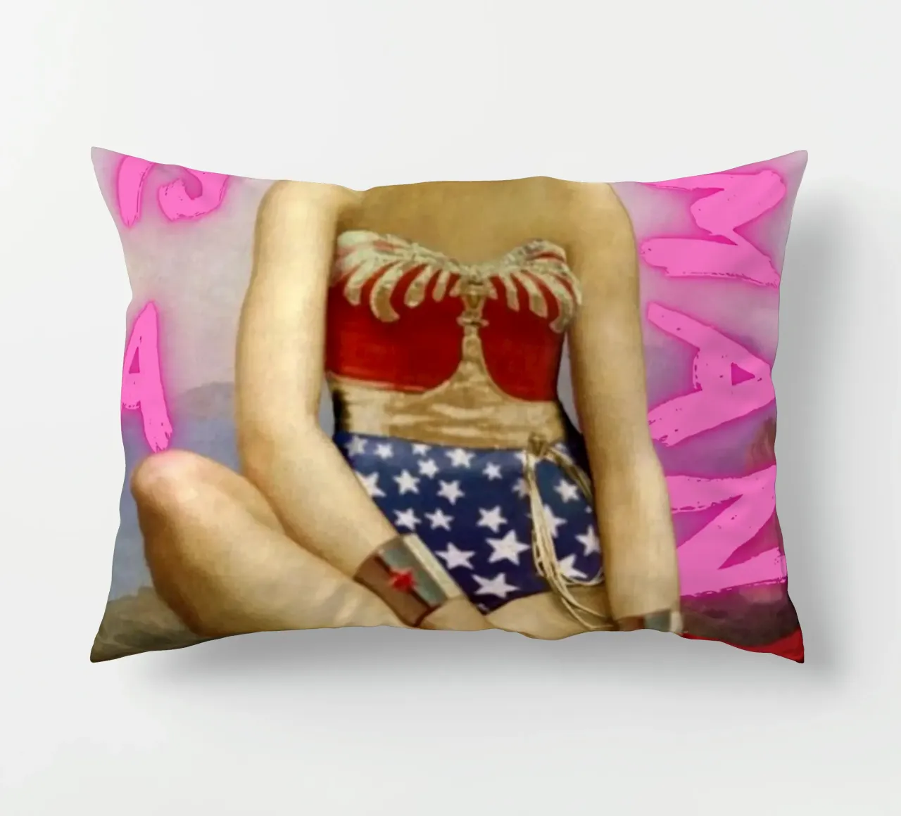 "God Is A Woman" - Pop Art, Remix classico, Empowerment, Femi cuscino da NorwesClub