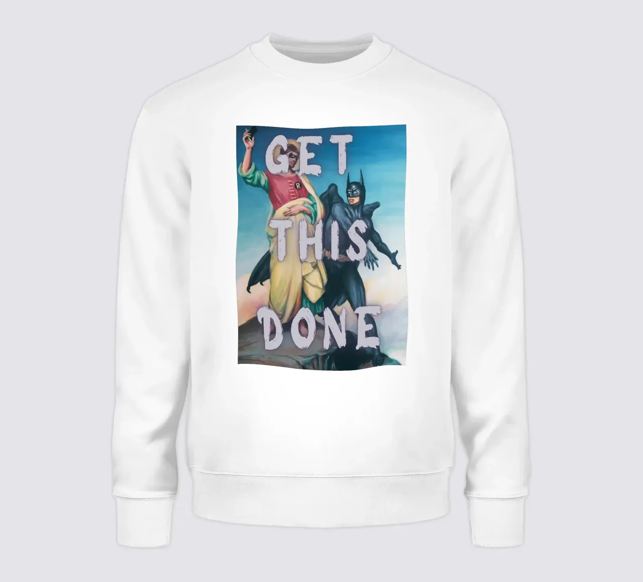 "Get This Done" - Pop-Art, Superhelden-Remix, Motivation, Humo Sweatshirt von NorwesClub